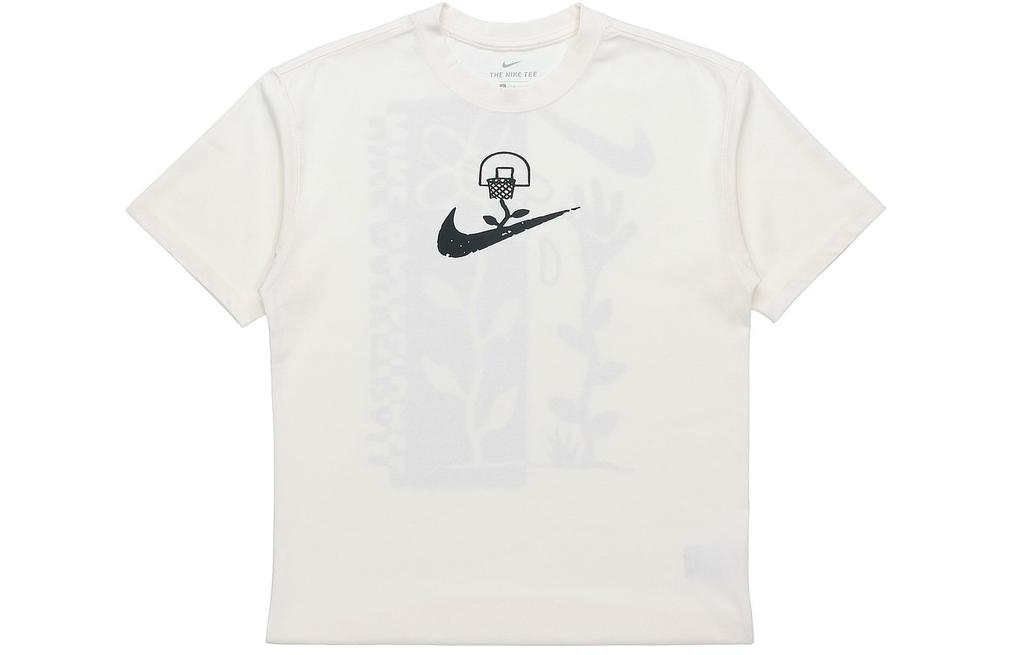 Nike SS21 T Shirt Asia Version Men's Ecru DC1284-910