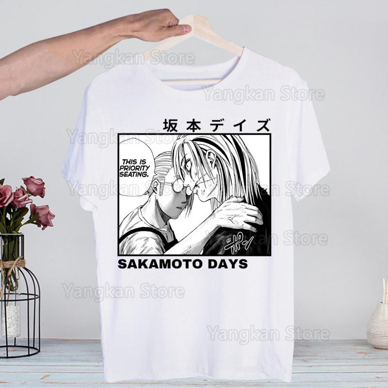 Sakamoto Days T Shirt Men Shirts Quality Summer Top Tshirts Short Sleeves Tees T-Shirt