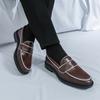 Men Loafers Street Style Shoes Thick Sole Formal Business Wedding Dress Prom Tuxedo Party Shoes Large Size