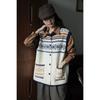 2025 Plus Size Autumn Women Sleeveless Vest Sweaters Knitting Oversize Casual Style Loose Sweater