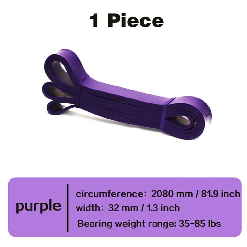 Ensembles de bandes de résistance en caoutchouc naturel de 208cm, bandes élastiques de Yoga/Fitness, équipement de Fitness Pilates, extenseur d'entraînement unisexe