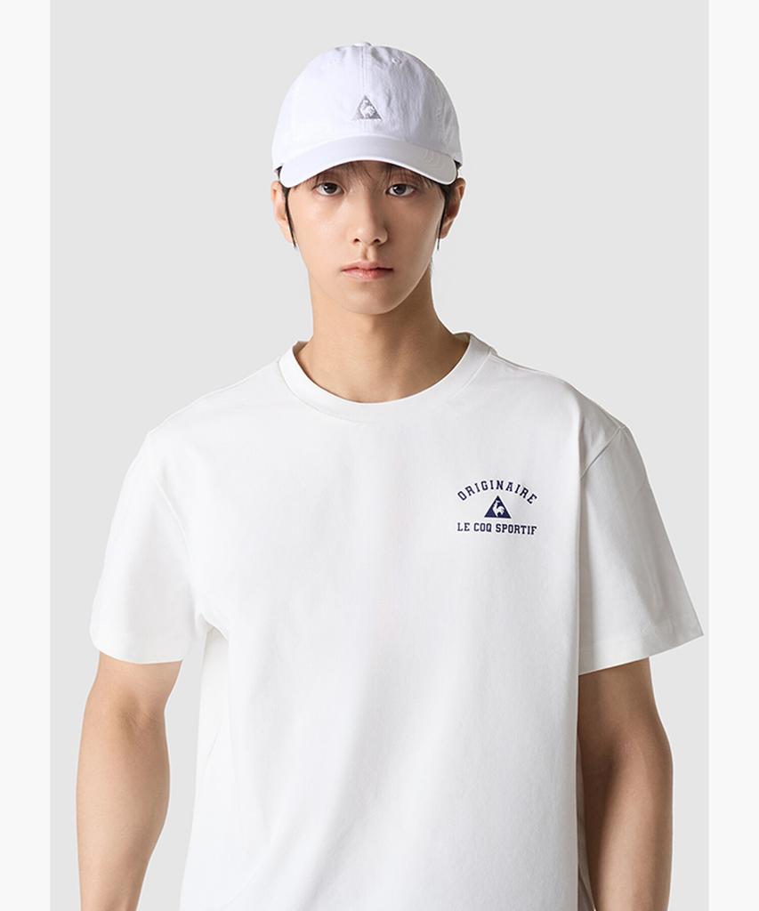 LECOQ Nylon Lightweight Ball Cap - White Qr123Acp21