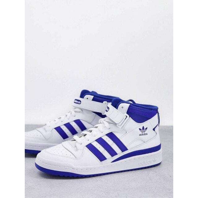 

Бело-синие кроссовки adidas Originals Forum Mid