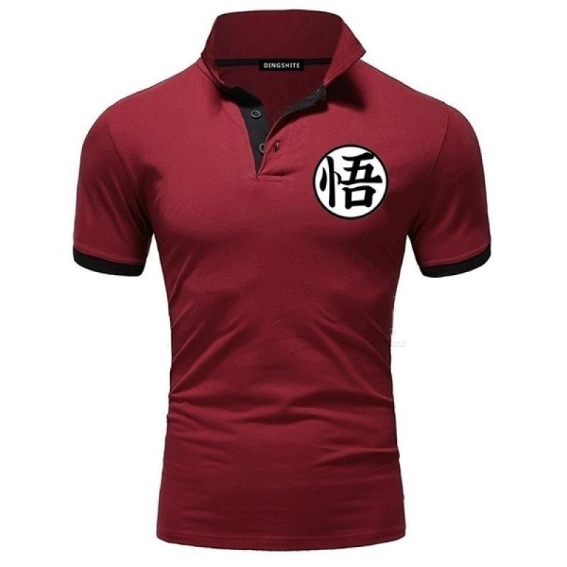 Fashion Lapel Color Short-sleeved Tee 