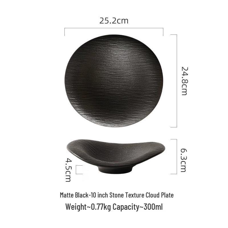 Exquisite Nordic Scalloped Ceramic Plate