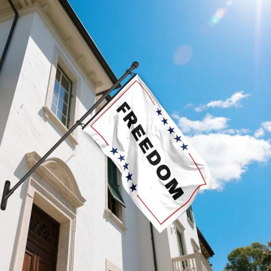 Yousheng Charlie Kirk Freedom Flag 3x5 Ft Memorial Yard Sign Patriotic Garden Banner for Outdoor Patio Lawn Backyard Hanging Decor