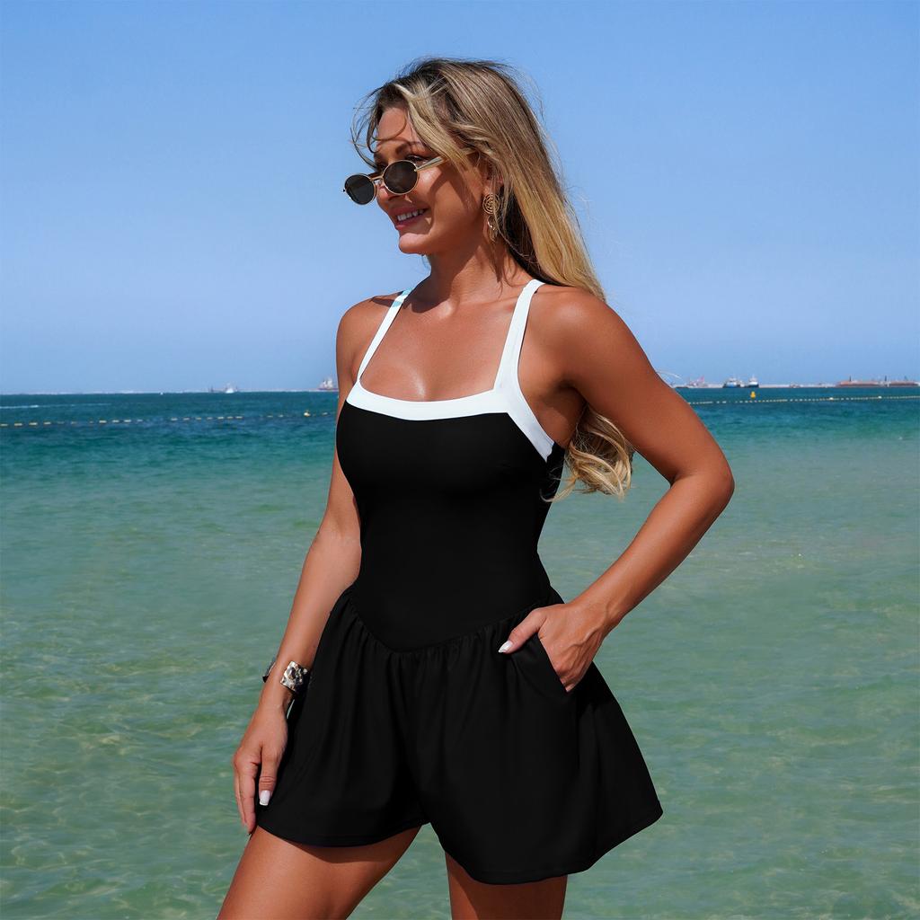 Women's One-piece  Bikini Swimsuit Sports Swimsuit