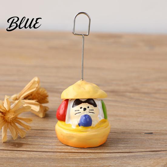 Business Card Holder Memo Holder Resin Cartoon Animal Paper Photo Clip Stand