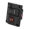3 Way Bilge Pump Switch Panel Man Off Auto Bilge Pump Float Switch with LED Light for Ships and Yachts DC24V