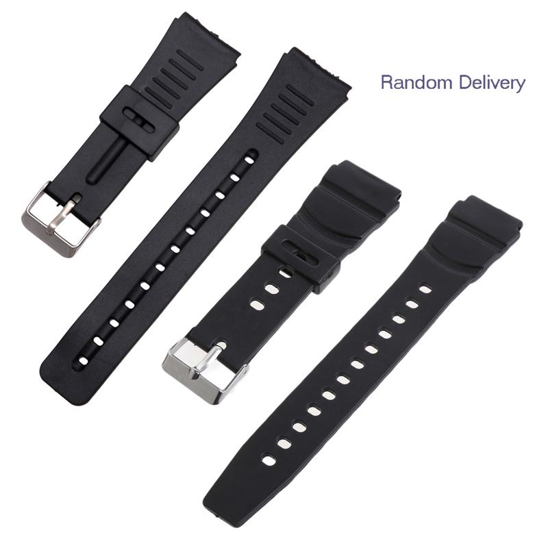 Buy Men Silicone Rubber Watch Strap Band Deployment Buckle Waterproof
