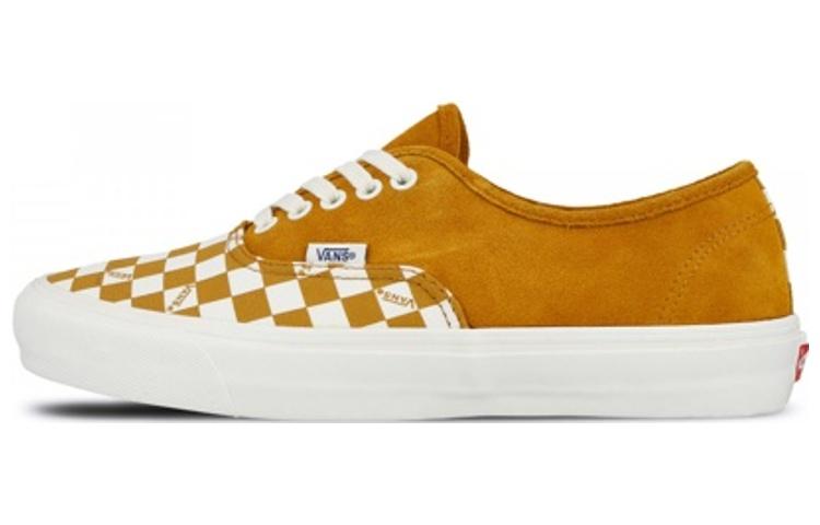 Оригинальные Og Vans Lx Buckthorn Brown Checkerboard Toe VN0A45JJVQB 40.5
