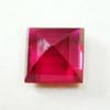 Natural Red Ruby Loose Gemstone Square Cut 8 ct for Jewelry Making and Gem Collections