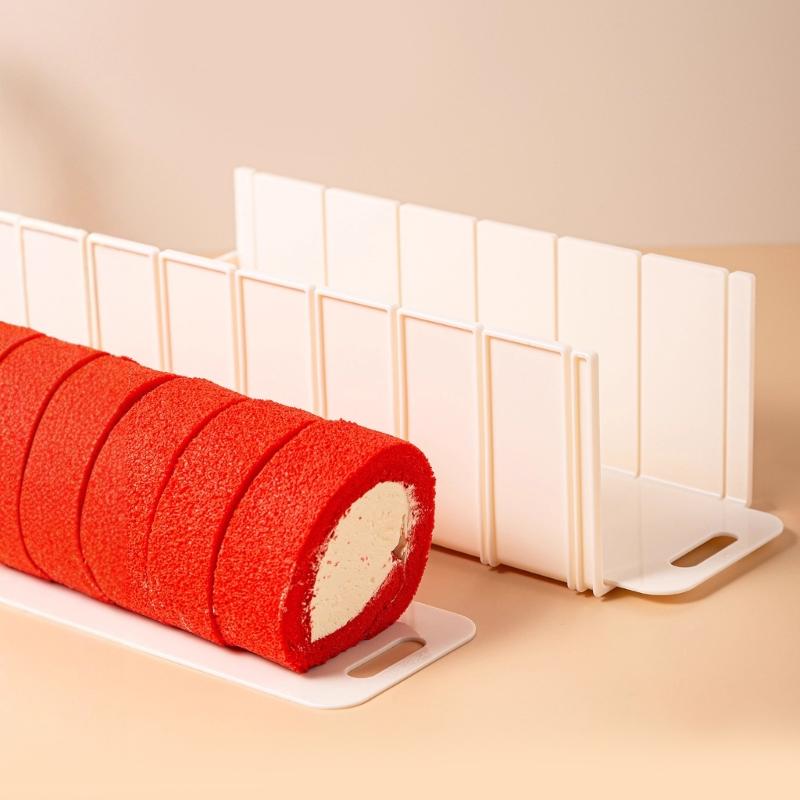 Professional Cake Roll Slicing Tool Dough Thickness Guide Slicer Bread Dessert Baking Pastry Cutter Baking Accessory