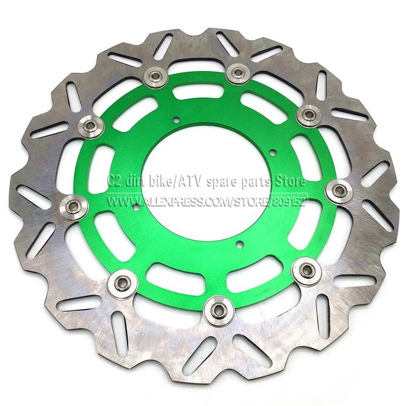 Front Floating Brake Disc Rotor Plate 320MM Oversize  Fit For Dirt Pit Bike Racing Motorcycle Supermoto