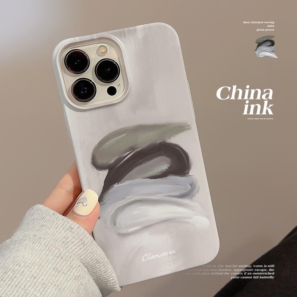 High-end Sense Ins Oil Painting Pigment 14promax Apple 15 Mobile Phone Case IPhone 16 Suitable for 11 Retro X Feilin