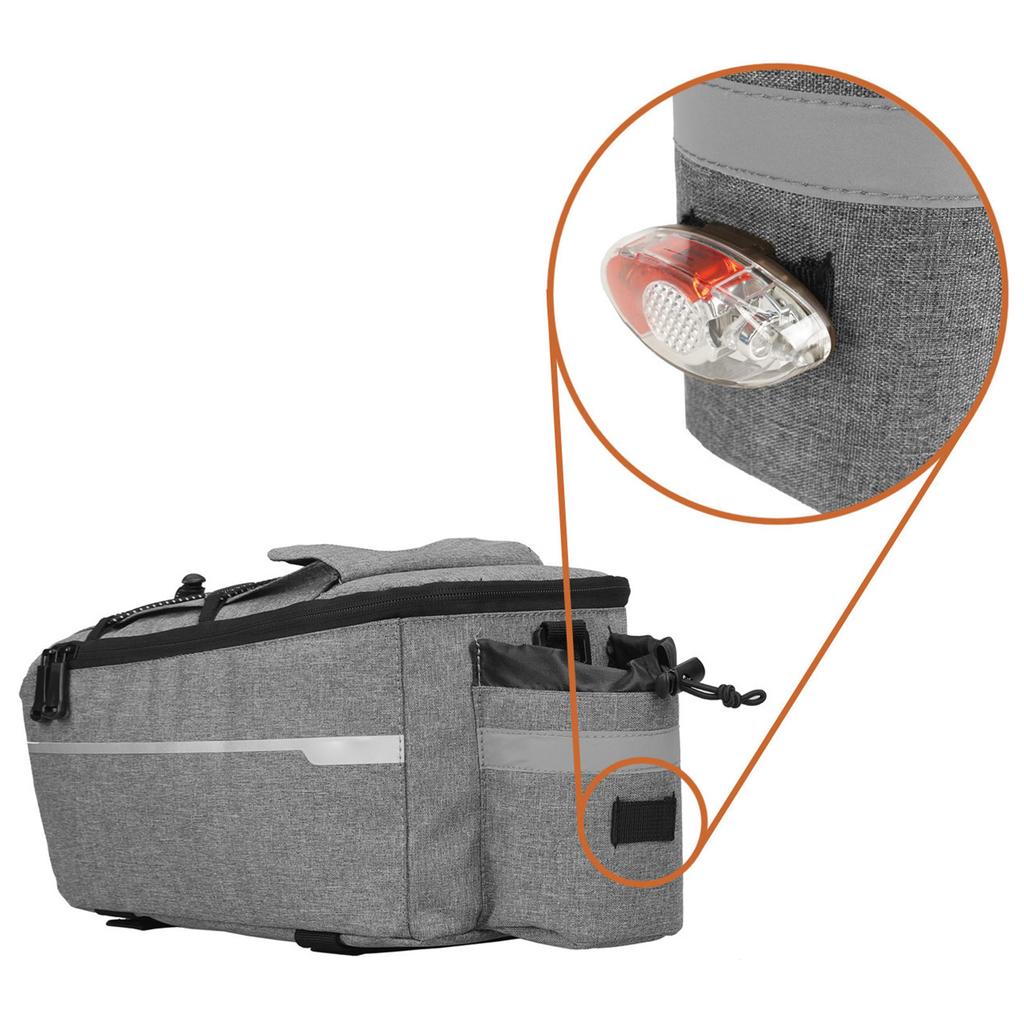 Waterproof Bicycles Rear Bag Bike Pannier Bag Insulated Cycling Trunk Bag Cycling Luggage Bag with Shoulder Strap