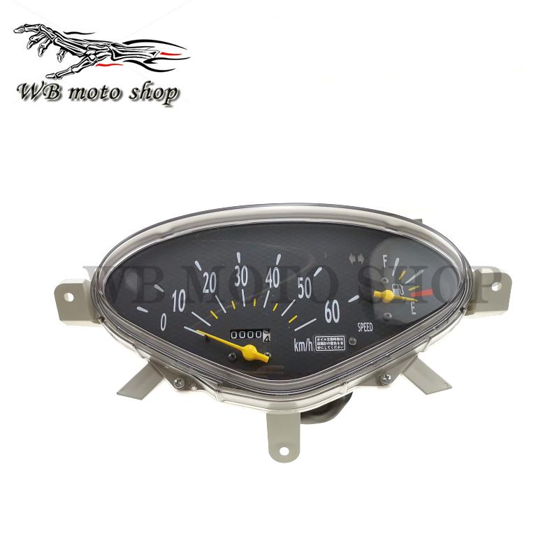 The New Motorcycle Speedometer Speed Meter For Honda DIO 50 AF62 AF68 60km odometer meters total instrument assembly