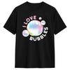 Novelty I Love Bubbles I Soap Bubble Bubbles T-Shirt Men Crew Neck Cotton T Shirts  Short Sleeve Tees Printing Clothing