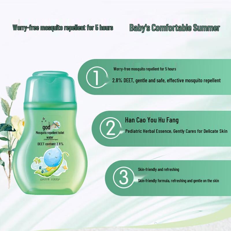 Liushen Baby Herbal Mosquito Repellent Mist