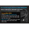 Engine Interface Cable NMEA2000 Connection with T Connector for Yamaha Outboard 2006 & Newer, Replace # 000-0120-37, 3004.6865-4