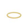 Rose Gold CNC Round Bead Stacking Ring for Women with Fine Craftsmanship