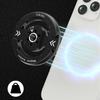 1/4in Screw Hole & Cold Shoe Magnetic Phone Holder Base for Ball Head Gimbals Phone Stand Aluminum Mount Base Quick Setup