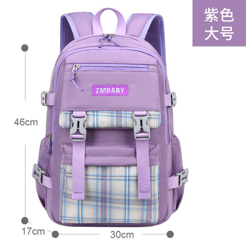New primary school bag, women's large-capacity children's bag, light casual backpack.