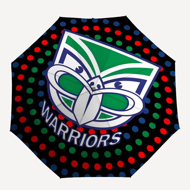 Warriors, Maori Automatic Opening and Closing, 8 rib Structure Portable Umbrella, Suitable for Men and Women in All Seasons Perfect Gift fo