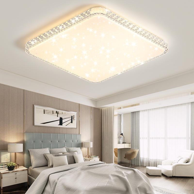 Luxury Crystal LED Ceiling Light for Bedroom, Study, Living, and Dining Rooms