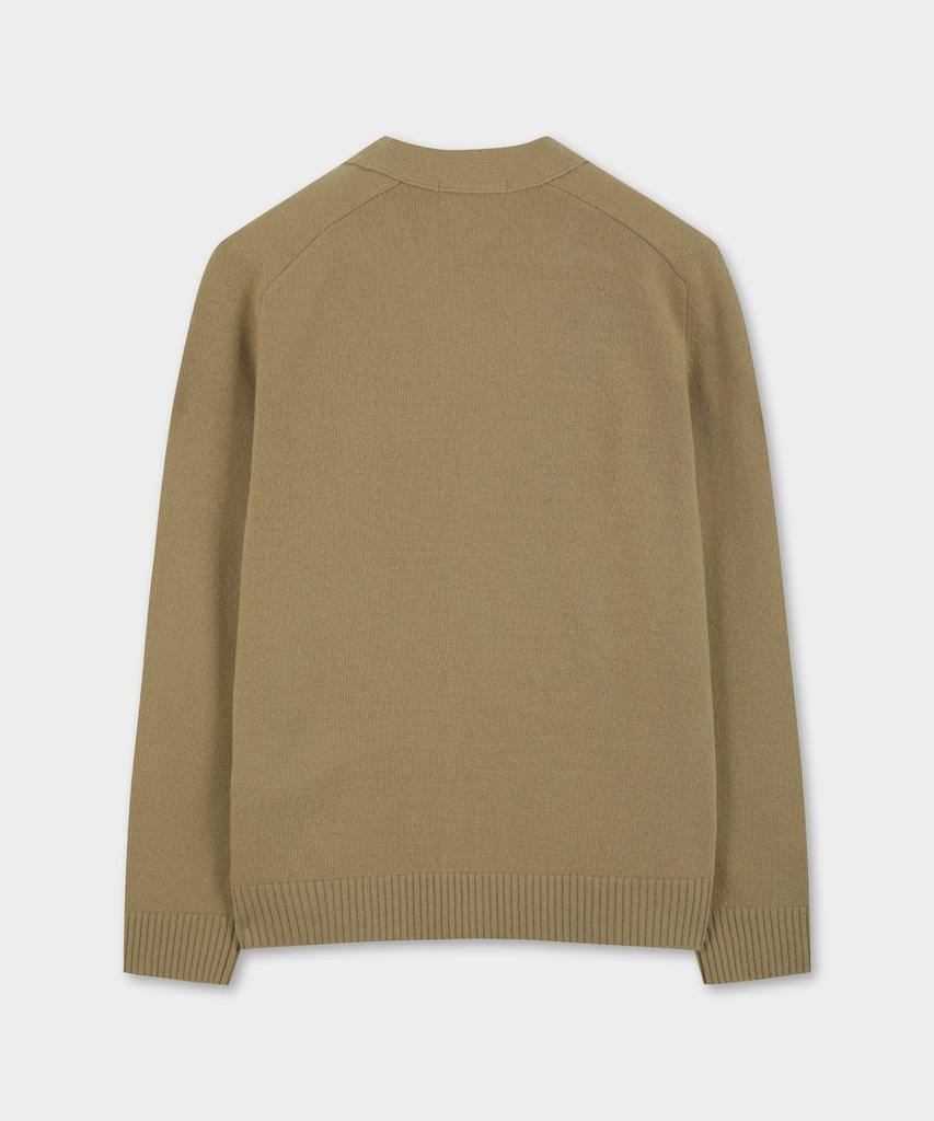 Brooks Brothers Wool Cardigan (Beige) (Bbwcmbf405)