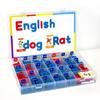 1 Set magnetisches englisches Buchstabenspielzeug, bunte Großbuchstaben und Kleinbuchstaben, Lernen von Zahlen für Vorschüler, Kleinkinder, Jungen und Mädchen, pädagogisches Alphabet-Spielzeug