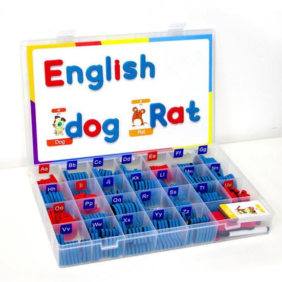 1 Set Magnetic English Letter Toy Colorful Uppercase Lowercase Letter Number Learning Preschooler