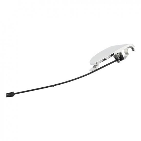 Perfectly Compatible Trailer Cover for Fiat 500 Rear Bumper Chrome Finish
