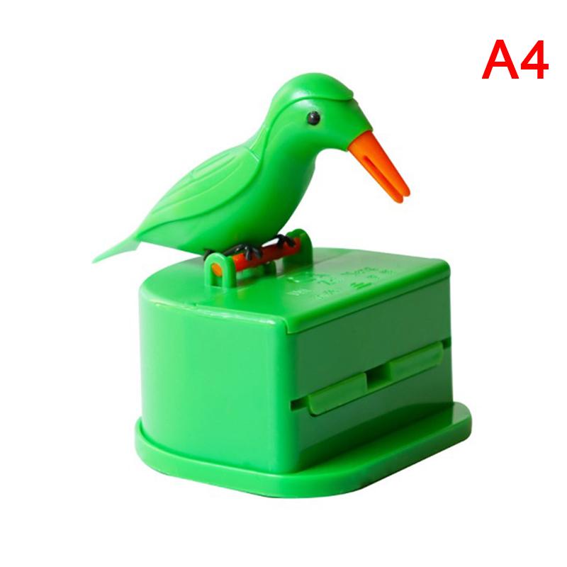 1Pc Creative Cute Toothpick  Automatic Bird Toothpick Box
