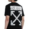 Off-White Airport Tape Oversize T-Shirt Black/Multicolor Men Tops OMAA038S201850031088