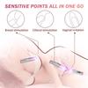 Night Cherry Blossom Lipstick Vibrator: Portable Insertable Massager for Women