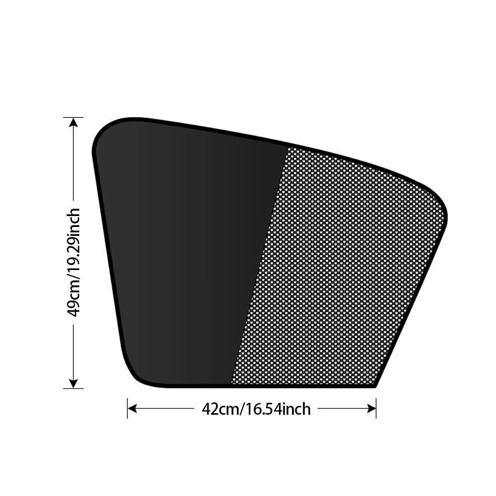2 Layer Magnetic Car Window Sunshade Car Curtain For Baby Sun Shade Front RearSide Window Parasol Auto Sun UV Protection