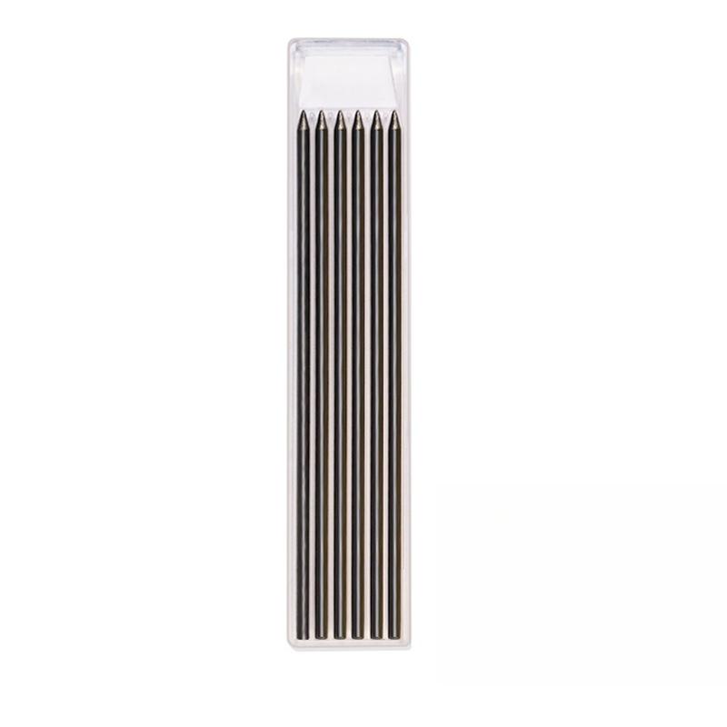 2.8mm Professional Metal Long Head Woodworking Mechanical Pencil or Lead Refills, for Carpenter Marking Engineering Drawing Tool