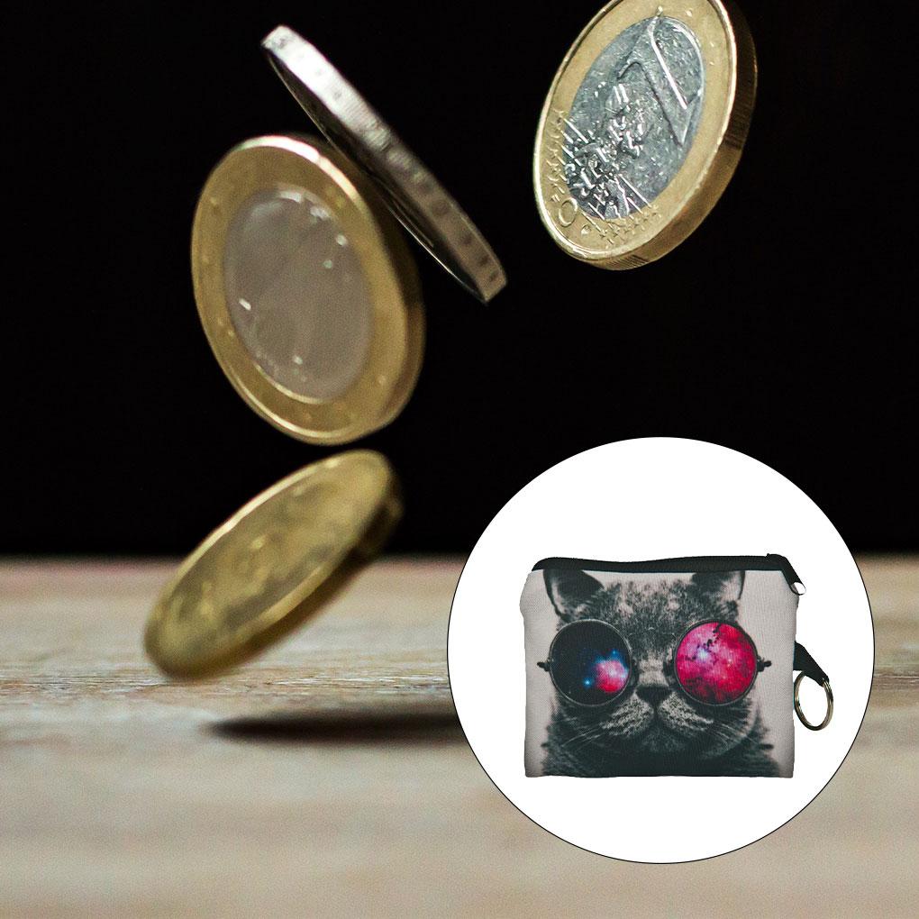 Balíček karet Zesílená podšívka Multifunkční pouzdra pro uložení sluchátek Vzory alpaky Kapsičky na drobné Kreslený styl Peněženka