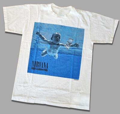 Tricou Vintage Nirvana Nevermind Sliver In Utero Kurt Cobain S-2XL față-verso Tricou Unisex