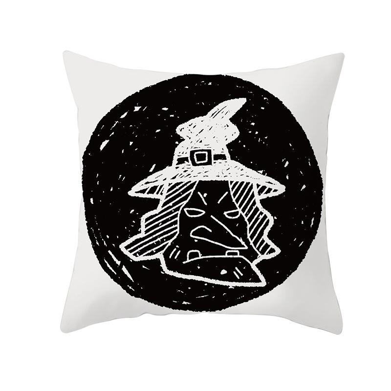 Sofa Cover Pillowcase Car Cushion Throw Home Decor Halloween Skull