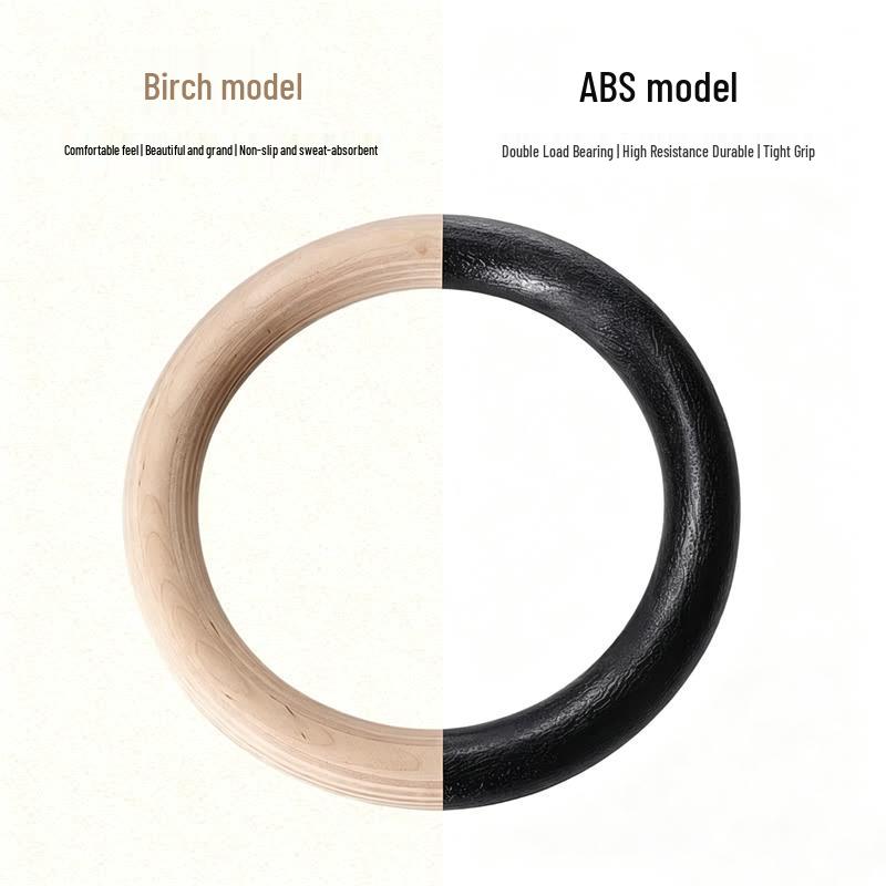 FYRZH Birch Wood Gymnastic Rings