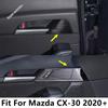 Car Inner Door Handle Bowl Frame Decoration Sequ Cover Trim For Mazda CX-30 - 2024 Stainless Steel Accessories Interior