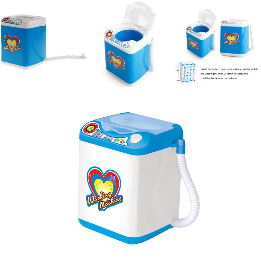 Exquisite Mini-Spielküche für Kinder, Spielzeug-Waschmaschine