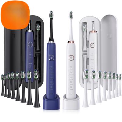 Smart Sonic Electric Toothbrush Ultrasound IPX7 Rechargeable Tooth Brush 5 Mode Smart Time Whitener Teethbrush Sarmocare