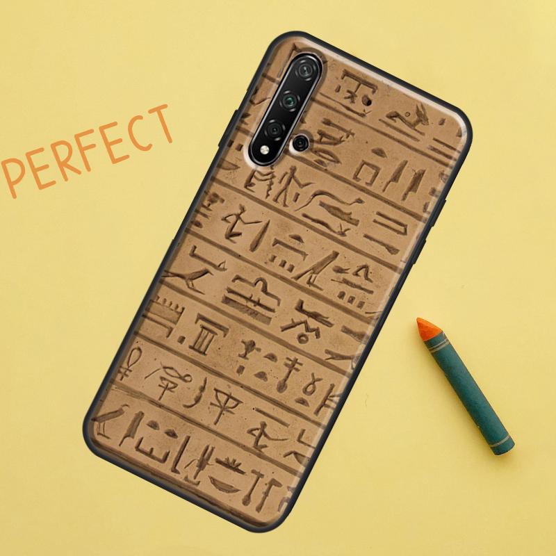 

Египетские Иероглифы Для Huawei Nova 12s 11i 7i 8i 12i Y73 Y70 Y90 Y60 Y72 Y61 Y91 9 10 SE P40 Lite P30 Pro Чехол Huawei P20 Lite