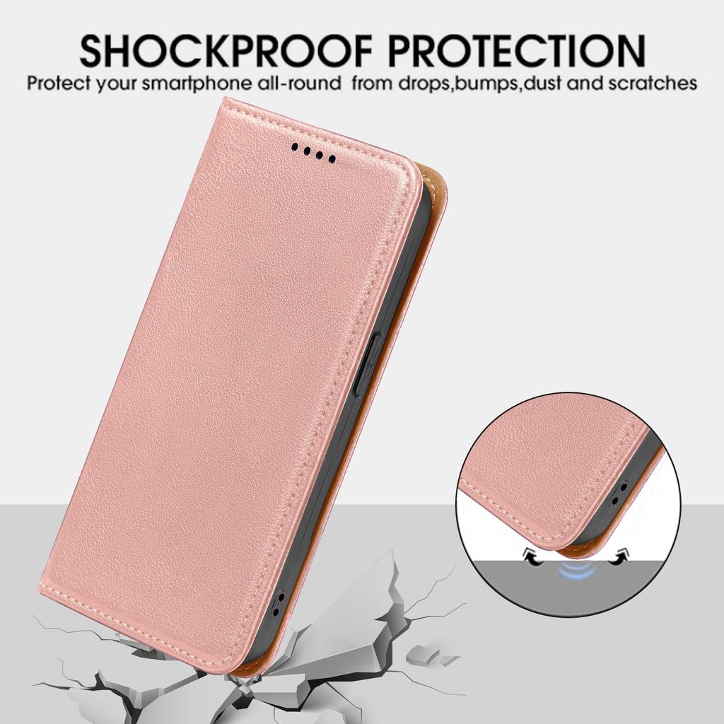 For Xiaomi Redmi A5 4G (171.7mm)/Poco C71 4G Case Wallet RFID Blocking Leather Phone Cover Strong Magnetic Closure