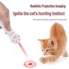 Bâton Laser Jouet pour Chat avec Multiples Motifs - Fournitures de Jouets pour Animaux de Compagnie