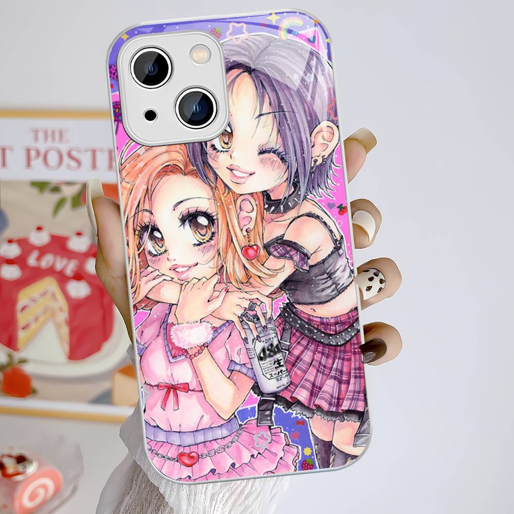 Anime Sugar Sugar Rune For IPhone 14 13 12 Mini 11 Pro XS Max X XR 14 Plus Tempered Glass Cover
