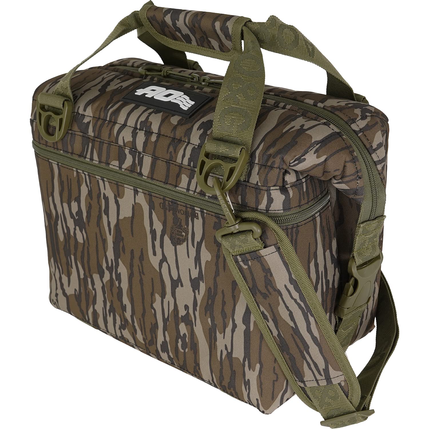 

5 Year AO Coolers Canvas Soft Cooler 12 Pack 11L Mossy Oak Bottomland Lightweight Insulated Cooler Bag Insulated Bag for Outdoor Camping Picnic